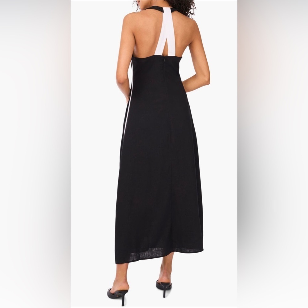 Halogen Contrast Trim Dress